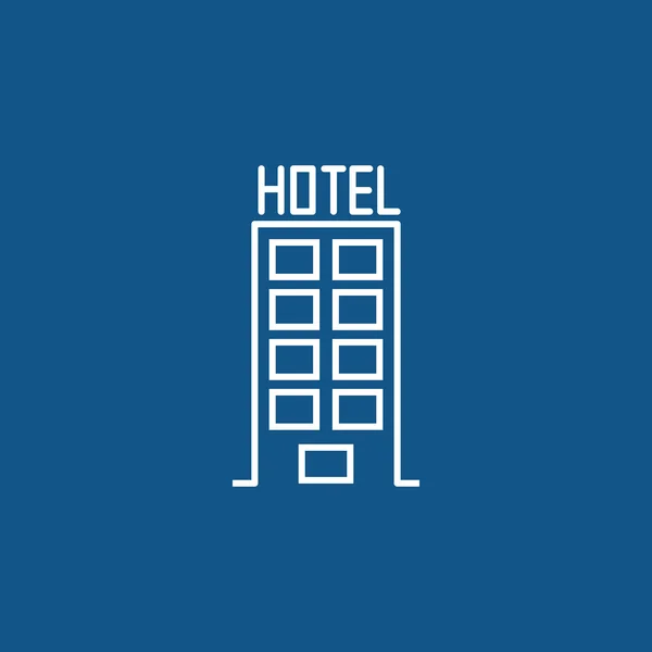 Hotel-Ikone — Stockvektor