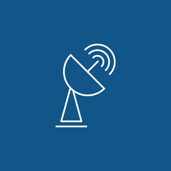 Satellite dish icon — Stock Vector