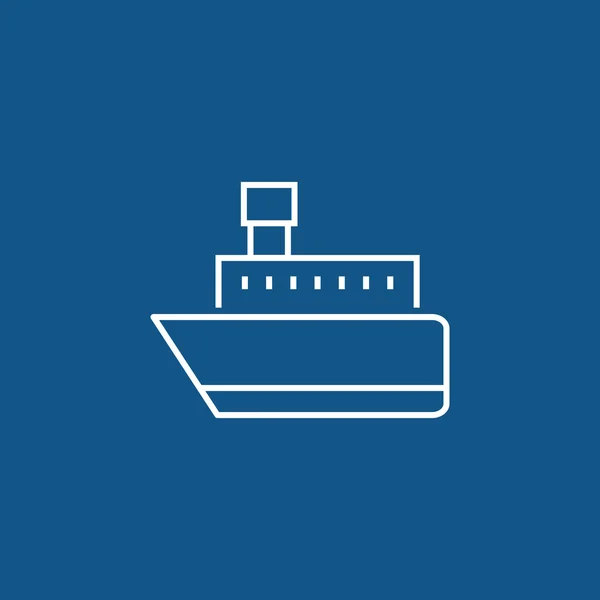 Cruise pictogram — Stockvector