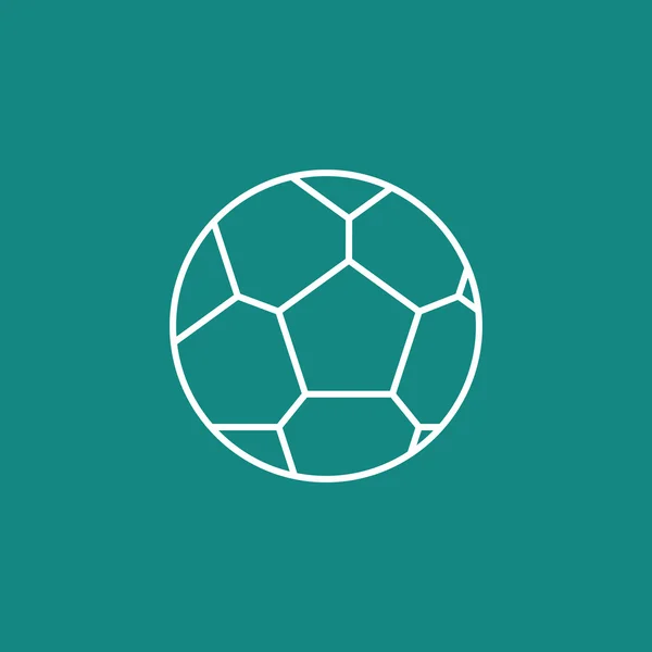 Soccer icon — Stock Vector