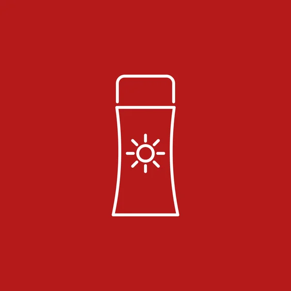 Icono de crema solar — Archivo Imágenes Vectoriales