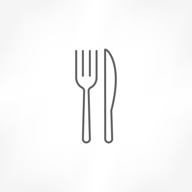 Çatal bıçak simgesi