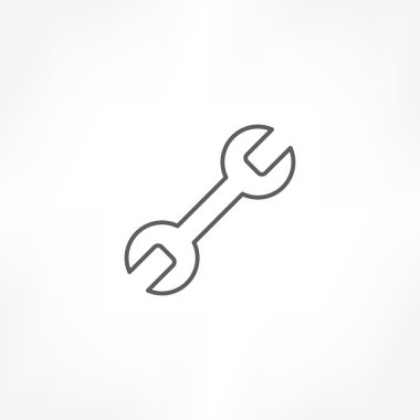 İngiliz anahtarı simgesini