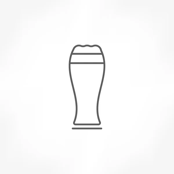 Bier pictogram — Stockvector