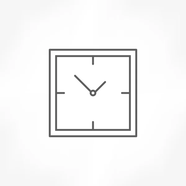 Icono del reloj — Vector de stock