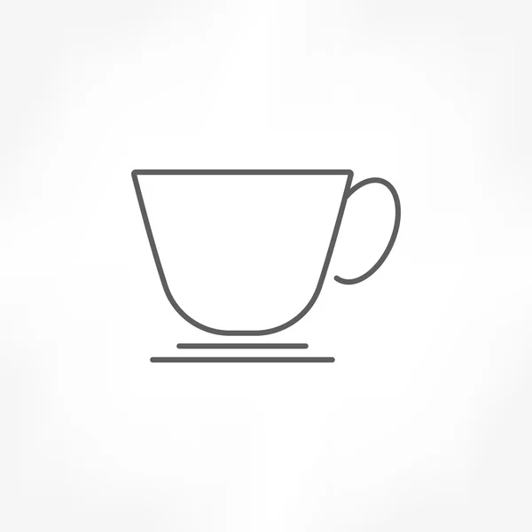 Koffiecup Icoon — Stockvector