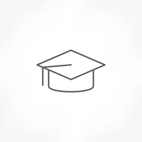 Education cap icon — Stock Vector