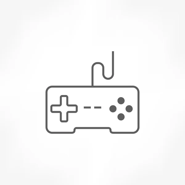 Ícone controlador de jogo — Vetor de Stock