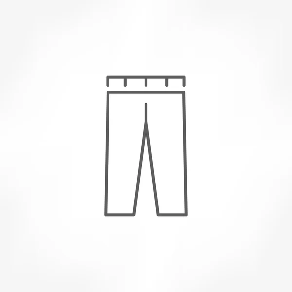 Pantolon simgesi — Stok Vektör