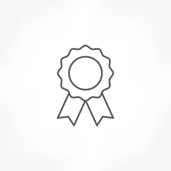 Rosette icon — Stock Vector