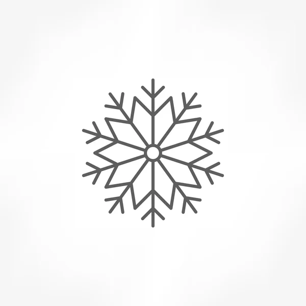 Ícone de floco de neve — Vetor de Stock