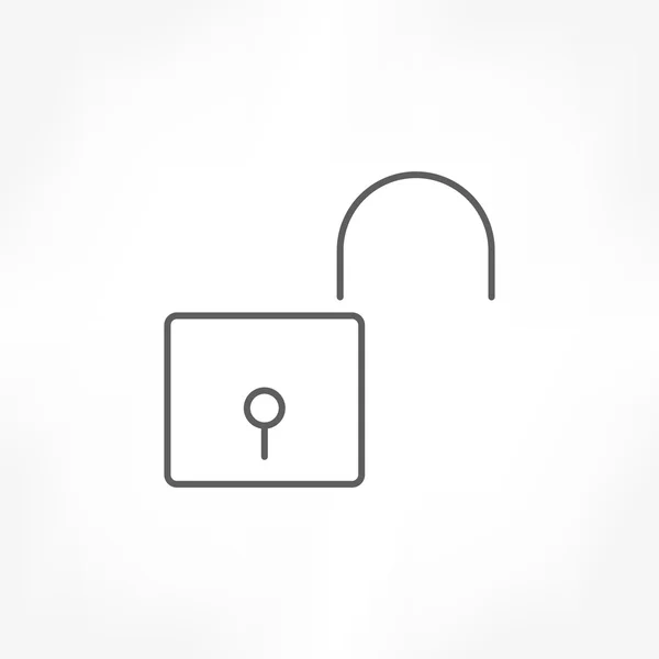 Unlock icon — Stock Vector