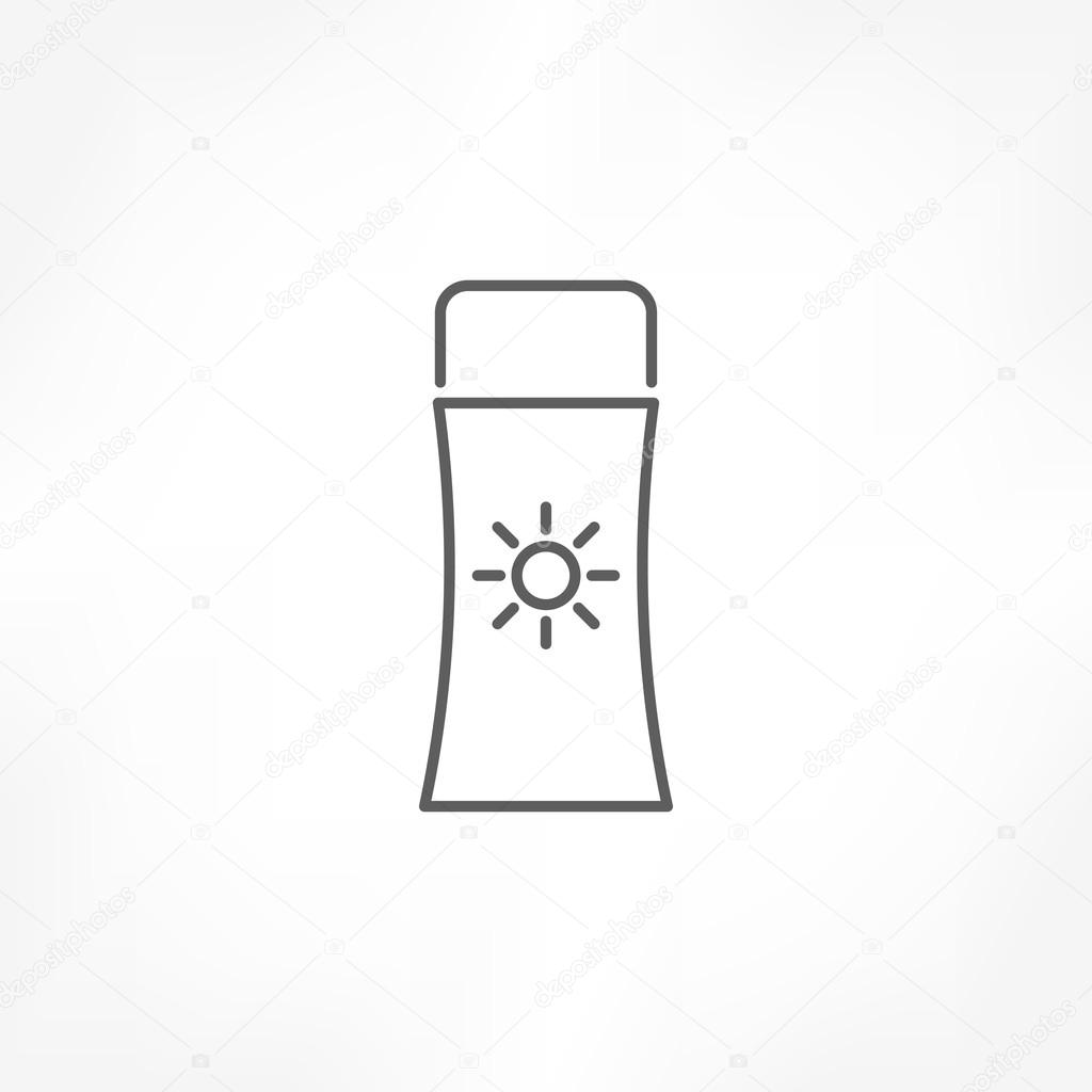 sun cream icon