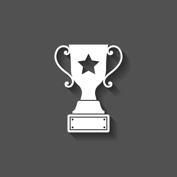 Трофей Кубка значок — стоковий вектор