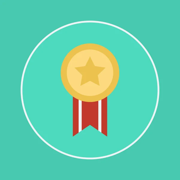 Medaille iconmedal pictogram — Stockvector