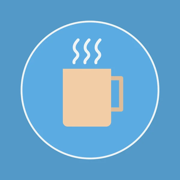 Koffiecup Icoon — Stockvector