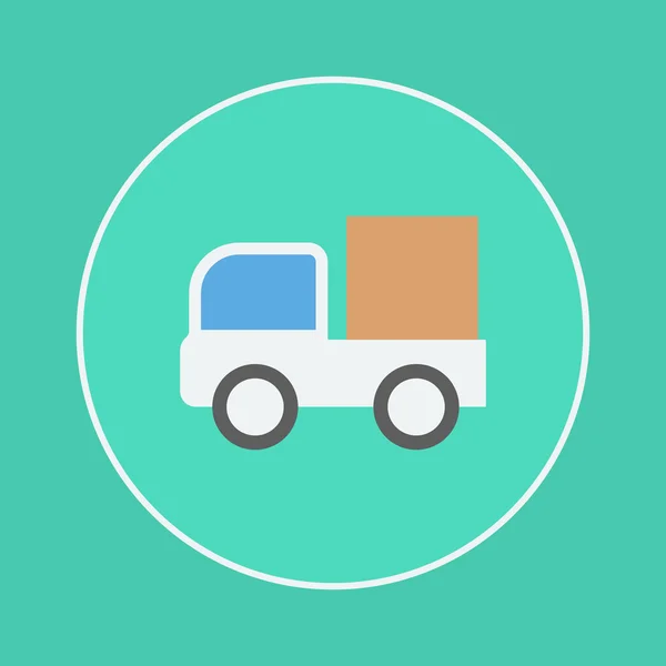 Pick-up truck pictogram — Stockvector