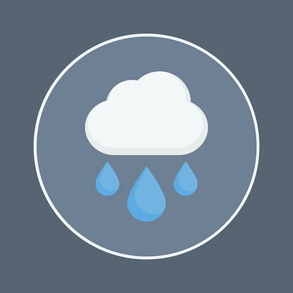 Дощ значок — стоковий вектор