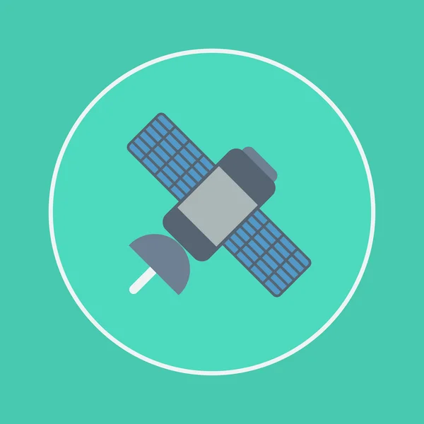 Satelliet pictogram — Stockvector