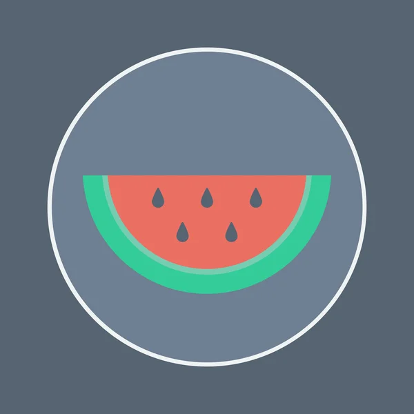 Wassermelonen-Symbol — Stockvektor