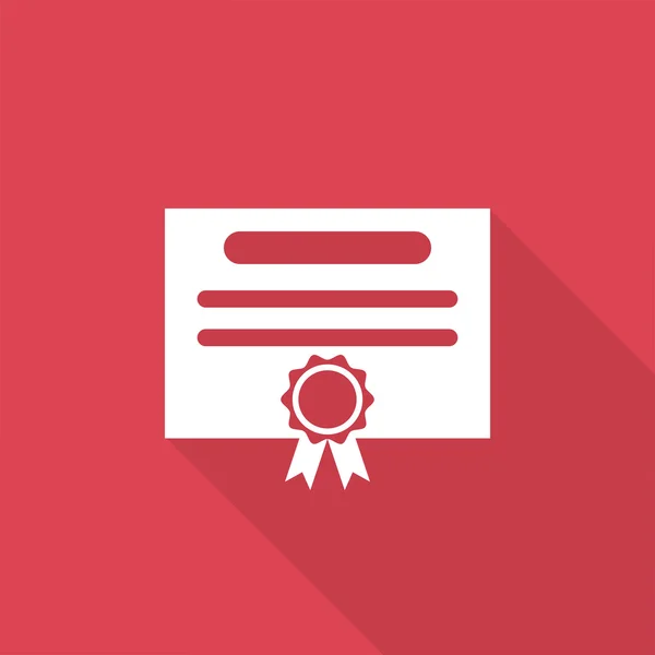 Сертифікат значок — стоковий вектор