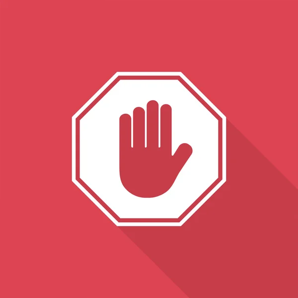 Stop pictogram — Stockvector