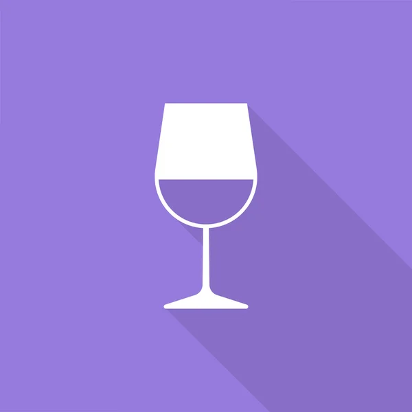 Icono de copa de vino — Vector de stock