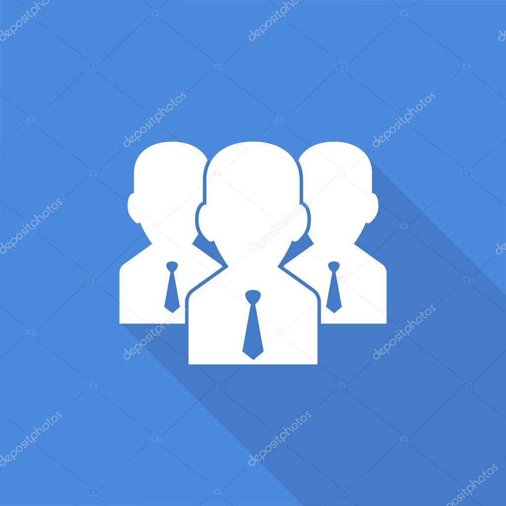 businessman team icon