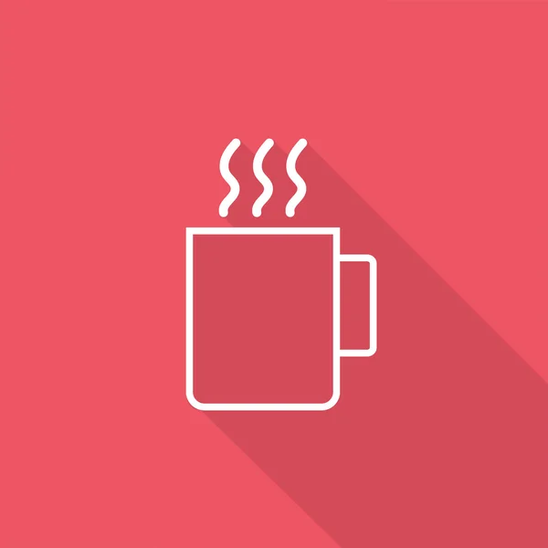 Pictograma ceașcă cafea — Vector de stoc