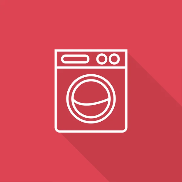 Çamaşır makinesi simgesi — Stok Vektör
