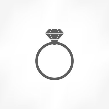 Elmas yüzük simgesi