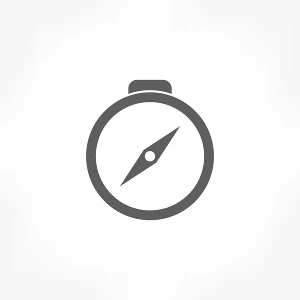 Brújula icono — Vector de stock
