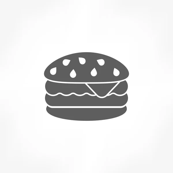 汉堡图标 — 图库矢量图片