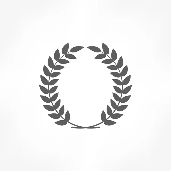 ลอเรลมงกุฎไอคอน — ภาพเวกเตอร์สต็อก