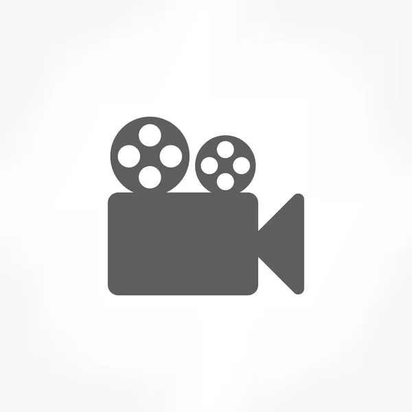 Icono de cámara de película — Vector de stock