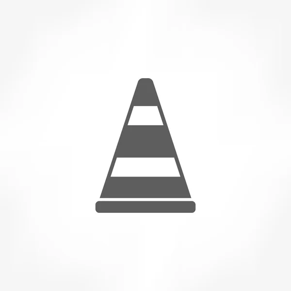 Road cone icon — Stock Vector