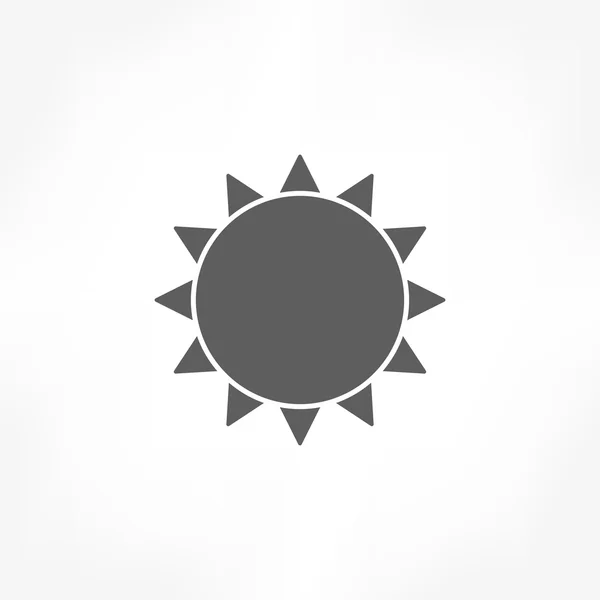 Pictogram sun — Stockvector