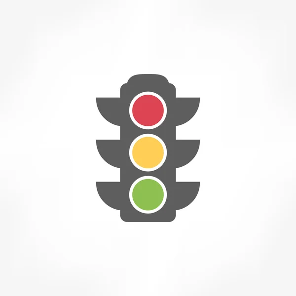 Traffic light icon — Stock Vector
