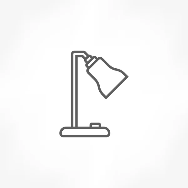 Tabelpictogram lamp — Stockvector