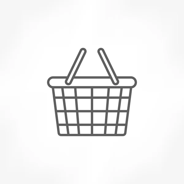 Shopping basket icon — Stock Vector