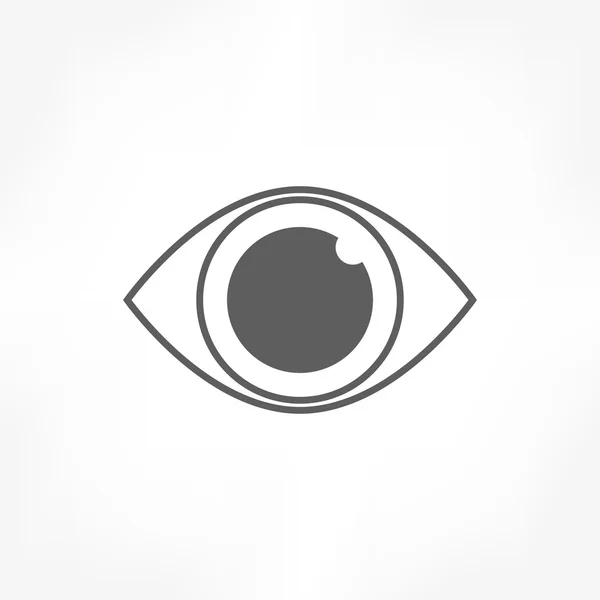 Ikona oka — Wektor stockowy