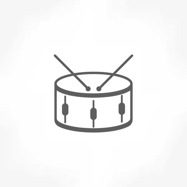 Drum icon — Stock Vector