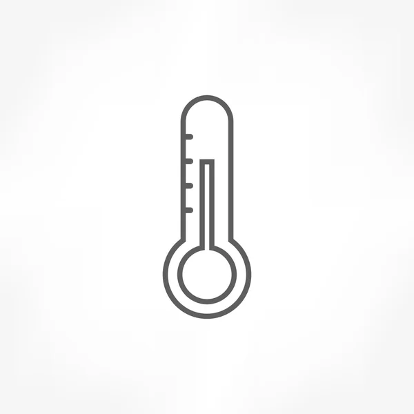 Thermometer-Symbol — Stockvektor