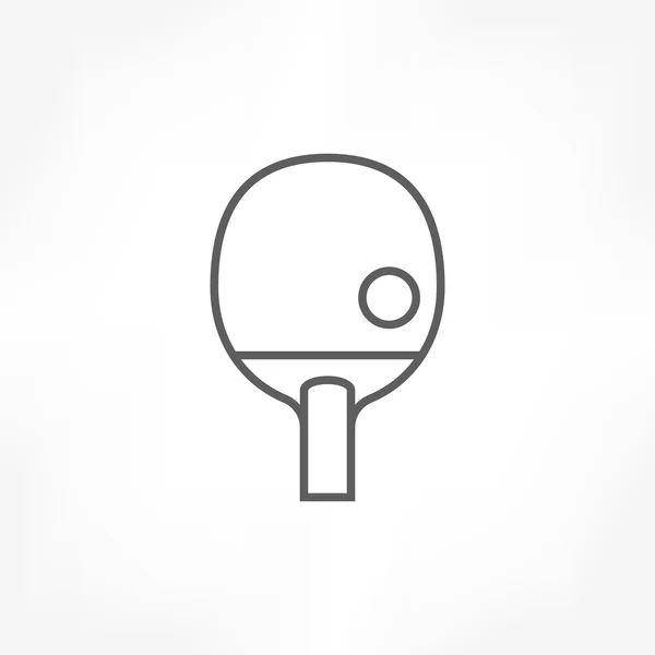 Icône de tennis de table — Image vectorielle