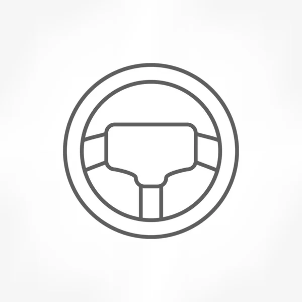 Рульове колесо значок — стоковий вектор