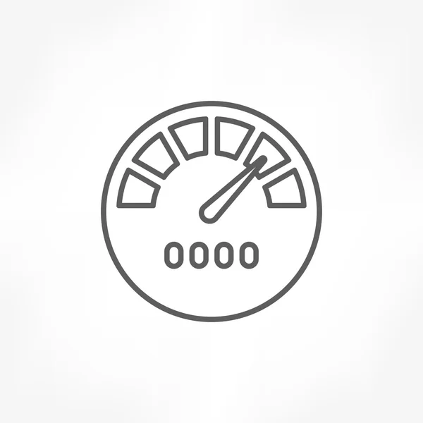 Icono del velocímetro — Vector de stock