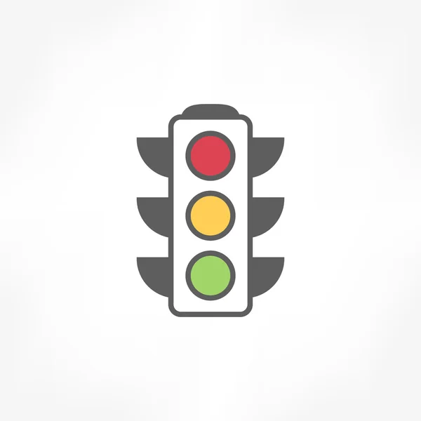Icono del semáforo — Vector de stock