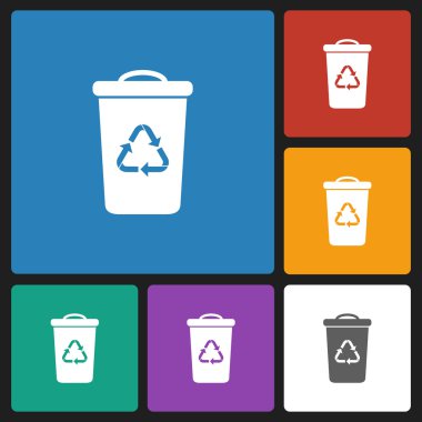 Geri dönüşüm kutusu simgesi