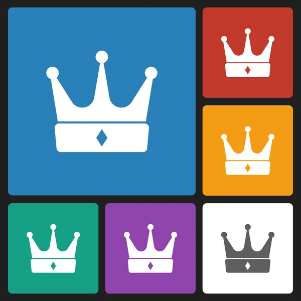 Crown icon — Stock Vector