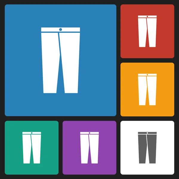 Trousers icon — Stock Vector